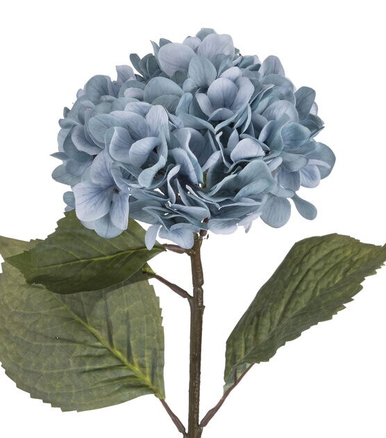28.5" Denim Blue Hydrangea Stem by Bloom Room, , hi-res, image 2