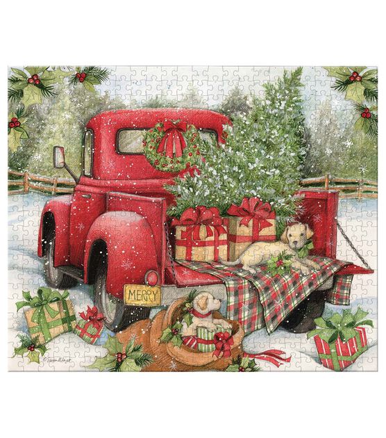 LANG Santa's Truck Advent Calendar Puzzle, , hi-res, image 2