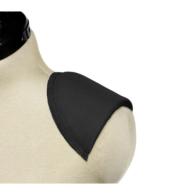Dritz 1/2" Covered All-Purpose Shoulder Pads,  1 Pair, Black, , hi-res, image 3