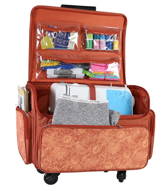 Everything Mary Hard Sided Rolling Sewing Machine Tote (Pink) - Bed Bath &  Beyond - 8239038