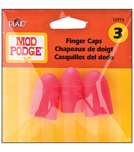 Mod Podge Finger Caps 3 Pkg 2 Large & 1 Medium