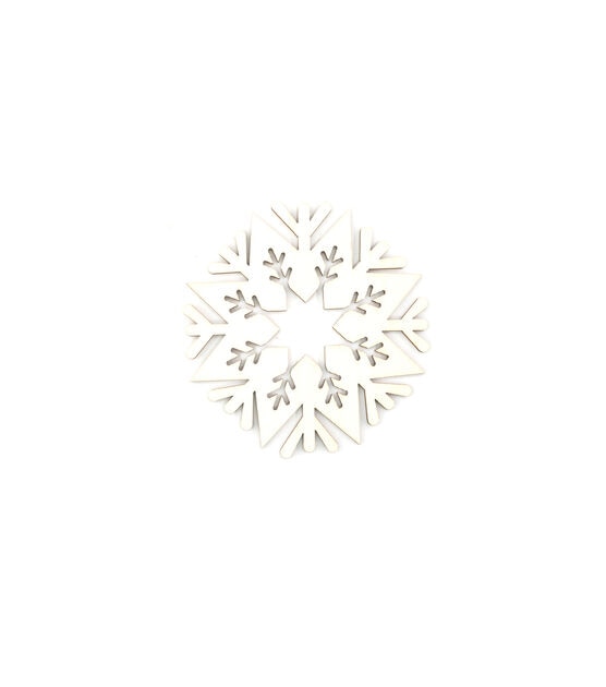 4 Christmas Wood Snowflake Decor 8 by Place & Time