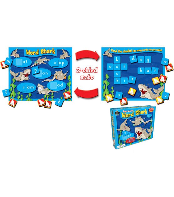 Teacher Created Resources 160ct Word Shark Short Vowels Game, , hi-res, image 2