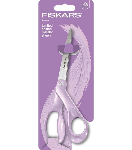 Fiskars 8 Metallic Pink Scissors