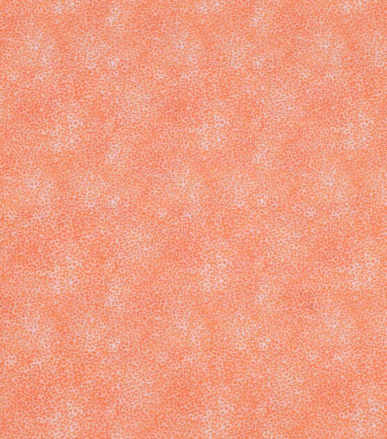 Orange Mini Floral Quilt Cotton Fabric by Keepsake Calico