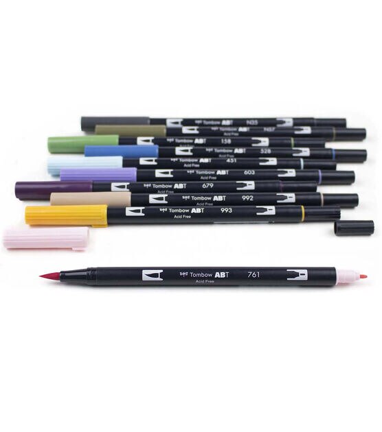 Tombow Dual Brush Pen Set, 10-Colors, Desert Flora, , hi-res, image 2