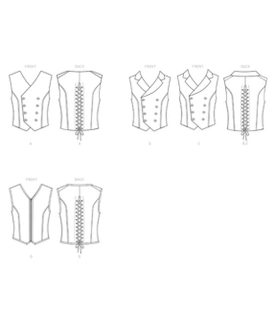 Simplicity Sewing Pattern Corset s7855. BB 21 x 15 cm – White : :  Home & Kitchen