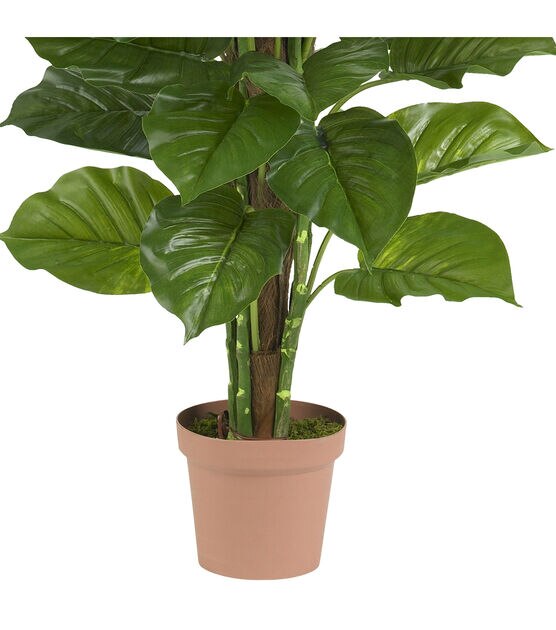 Nearly Natural 63in. Large Leaf Philodendron Silk Plant (Real Touch), , hi-res, image 3
