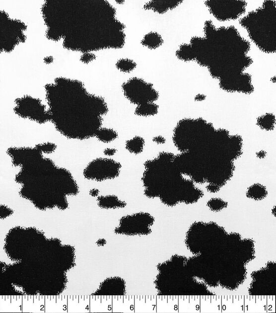 Novelty Cotton Fabric Cow Print