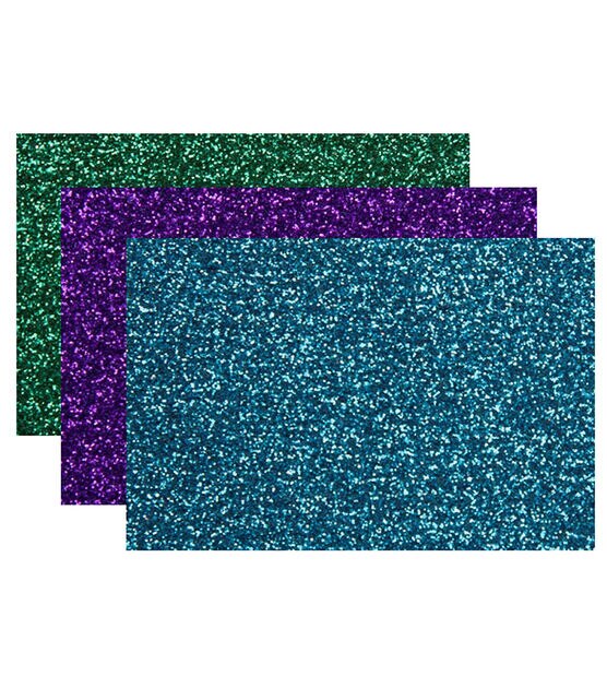 Cricut 12" x 12" Jewel Glitter Iron On Samplers 3ct, , hi-res, image 2