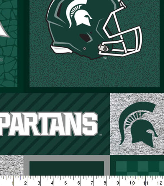 Michigan State Spartans Fleece Fabric College Patches, , hi-res, image 2