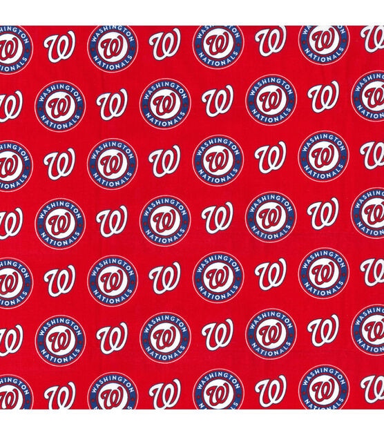 Fabric Traditions Washington Nationals Cotton Fabric Logo, , hi-res, image 2