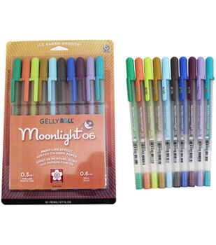 Sakura Gelly Roll Moonlight Pen Set, Fine, 5-Colors, Twilight