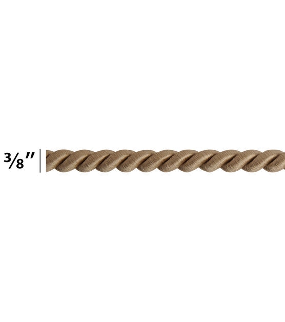 Signature Series Trim 3/8" Cord Dark Sand, , hi-res, image 7