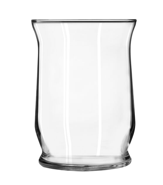 8" Glass Adorn Hurricane Vase by Bloom Room
