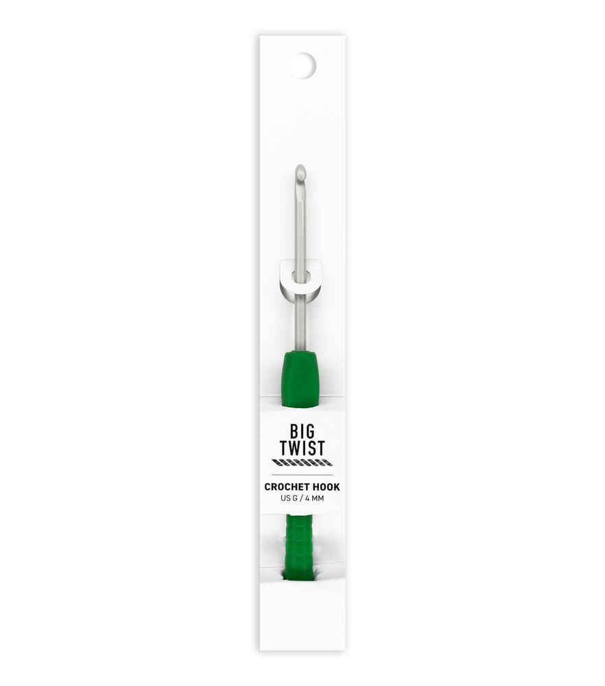 Crochet Hook B by Big Twist, G/4mm, swatch