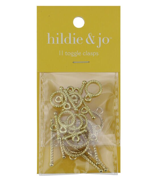 11ct Gold Metal Rope Toggle Clasps by hildie & jo