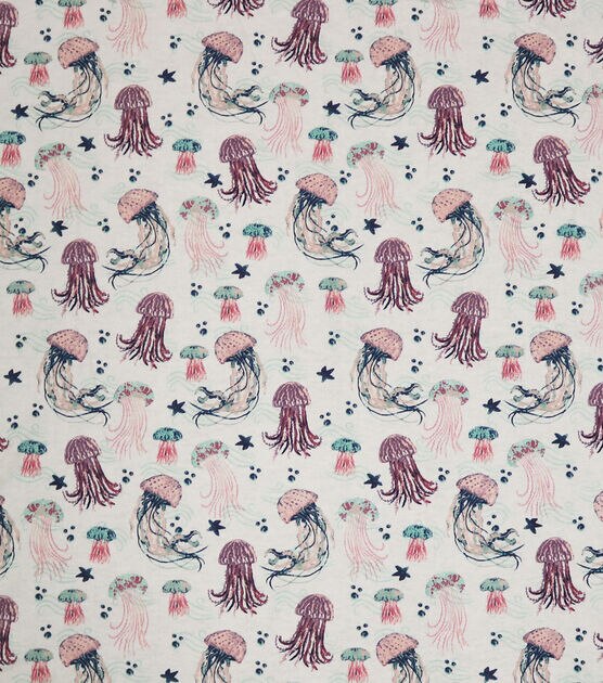 Jellyfish Super Snuggle Flannel Fabric