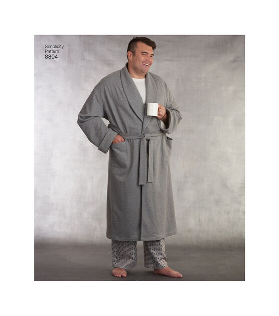 Simplicity S8804 Size S to 3XL Unisex Sleepwear Sewing Pattern, , hi-res, image 7