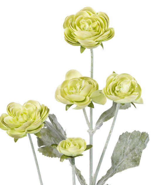27" Green Ranunculus Stem by Bloom Room, , hi-res, image 2
