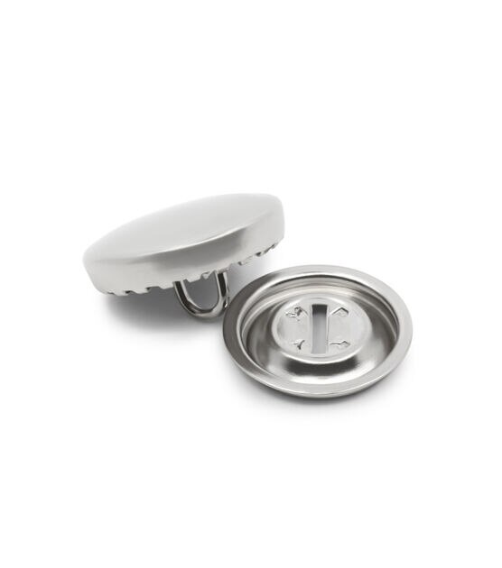 Dritz 1-1/8" Half Ball Cover Buttons, 3 pc, Nickel, , hi-res, image 19