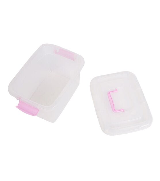 11" x 6.5" Pink & Blue Plastic Storage Boxes 5ct by Top Notch, , hi-res, image 22