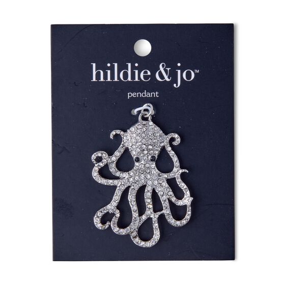 Iron & Glass Octopus Pendant by hildie & jo