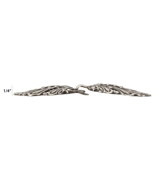 La Mode 3 1/4" Antique Silver Chariot Clasps 2pc, , hi-res, image 5