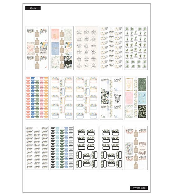 734pc Let's Stay Home Happy Planner Sticker Pack, , hi-res, image 2