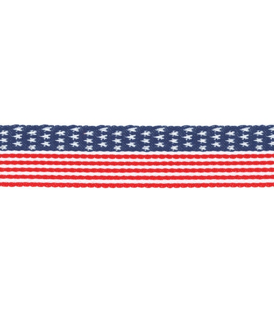 Simplicity Flag Belt Trim 1.25" Red, White & Blue, , hi-res, image 2