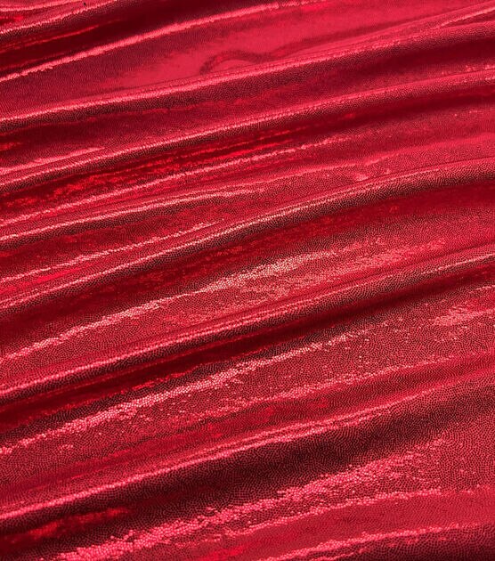 Performance Mystique Polyester & Spandex Fabric Volcano Red