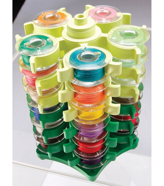 Stack 'n Store Bobbin Tower with Nancy Zieman 3.5"X3.75", , hi-res, image 3