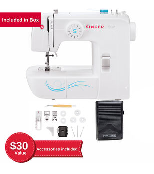 Singer M1500 Portable Sewing Machine + $65 accessories