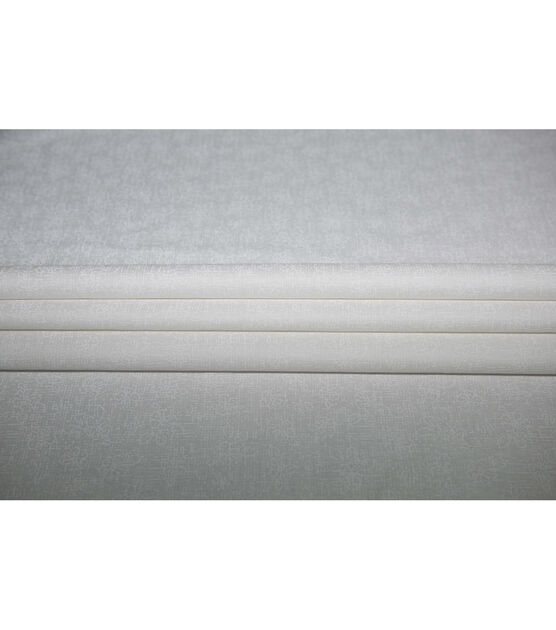 White Floral & Crosshatch Blender Quilt Cotton Fabric by Keepsake Calico, , hi-res, image 3