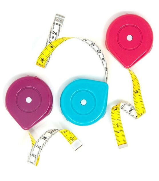 Dritz 60" Retractable Tape Measure, Assorted Colors, , hi-res, image 5