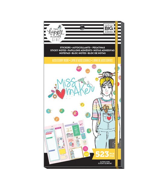 Details about  / Happy Planner MAMBI Miss Maker Accessory Book /& Vinyl Stickers