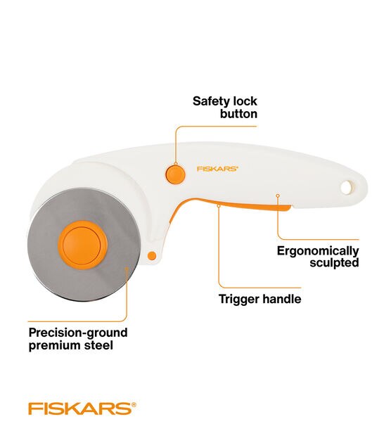 Fiskars 60 mm Trigger Rotary Cutter, , hi-res, image 3