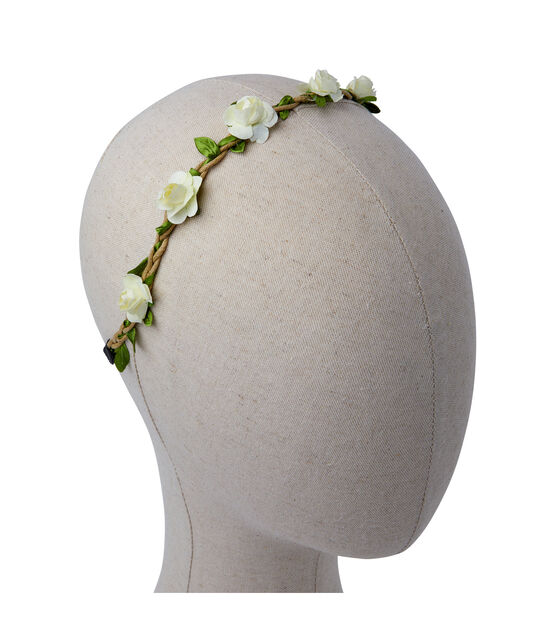 Cream Flower Headband by hildie & jo, , hi-res, image 4