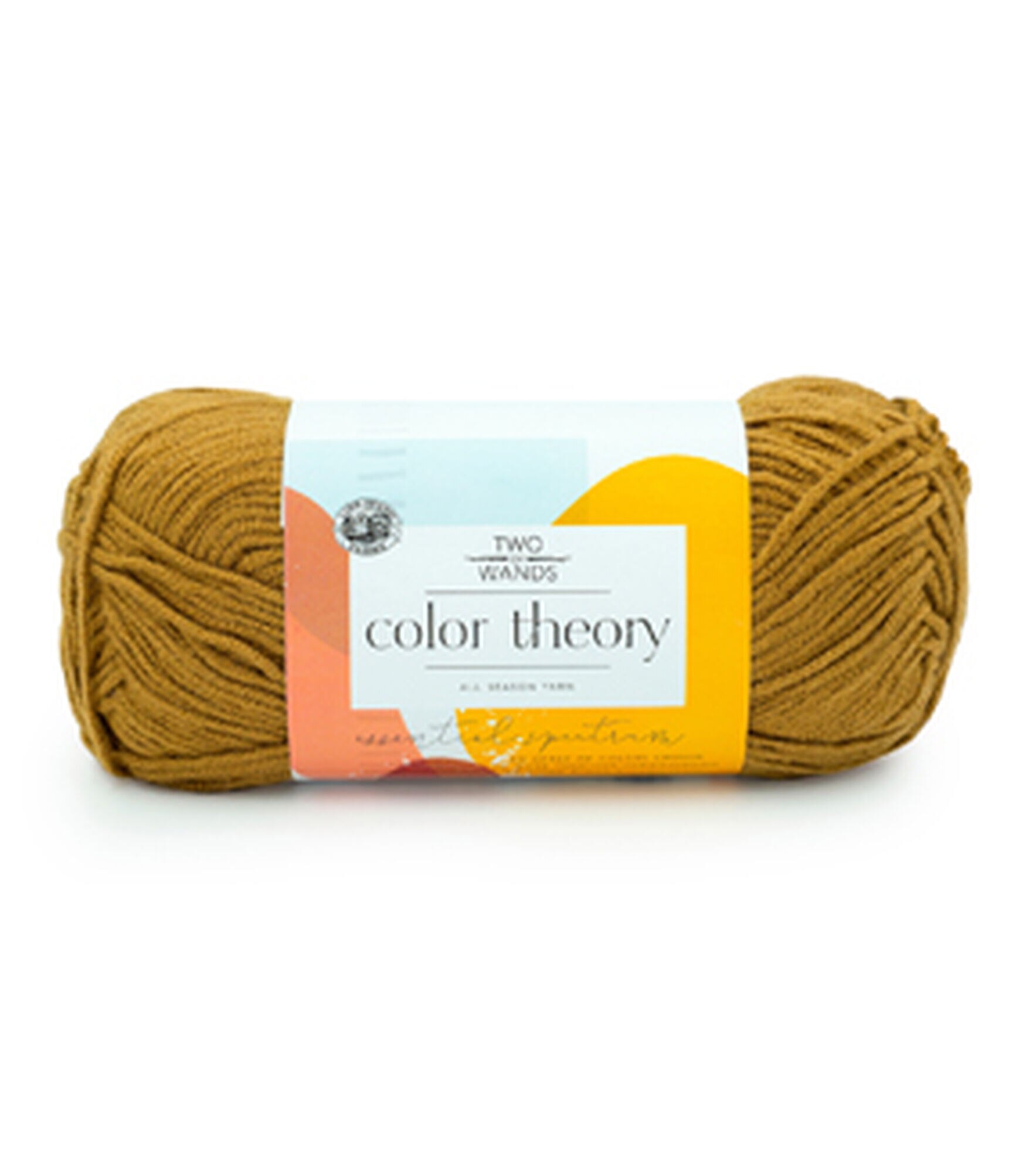 Lion Brand Color Theory 246yds Worsted Acrylic Yarn, Dijon, hi-res