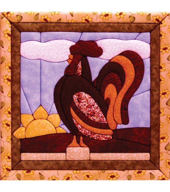 Rooster Quilt Magic Kit 12"X12"