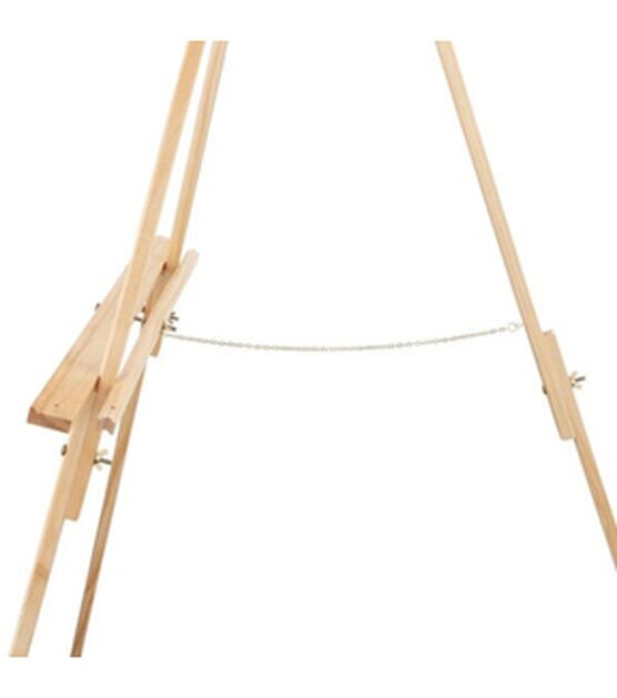 KINGART 65" Natural Wood Floor Easel Stand, , hi-res, image 7