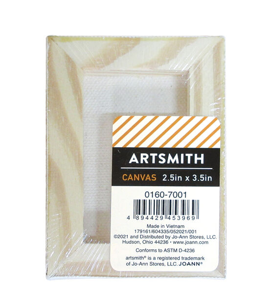 2.5" x 3.5" Mini Cotton Canvas by Artsmith