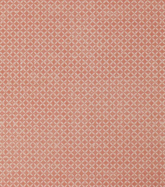 Orange Distressed Lattice Quilt Cotton Fabric by Keepsake Calico