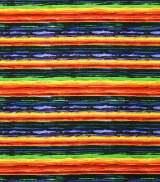 Deep Sunset Stripe Tie Dye Super Snuggle Flannel Fabric, , hi-res, image 2