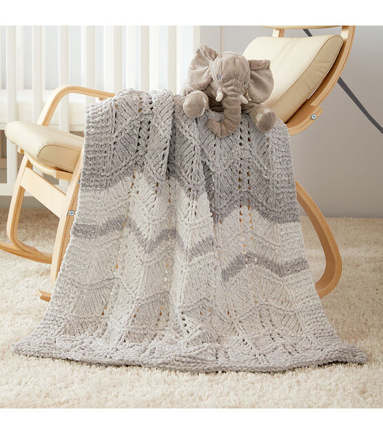 Bernat Baby Blanket Dappled 220yds Super Bulky Polyester Yarn, , hi-res, image 3