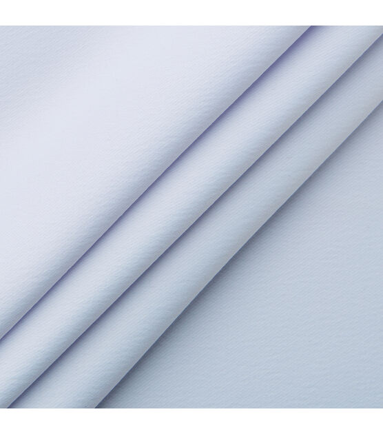 Badgley Mischka White Stretch Crepe Satin Fabric, , hi-res, image 4