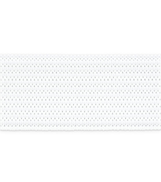 Dritz 3/4" Knit Non-Roll Elastic, White, 1 yd, , hi-res, image 4