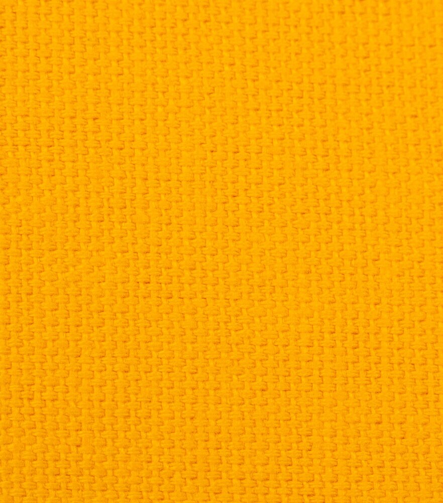 Duck Canvas Fabric, Yellow, swatch