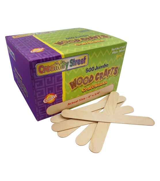 Jumbo Wood Craft Sticks, 40ct. by Creatology™