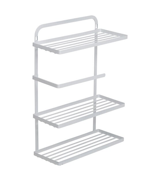 Honey Can Do 12" x 22" Steel Hanging Spice Rack With Paper Towel Holder, , hi-res, image 4
